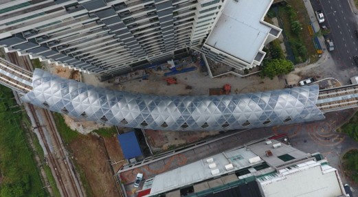ETFE Sound Barrier Project for Light Rail